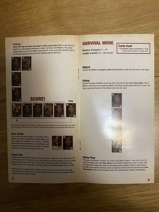 Walking dead card game