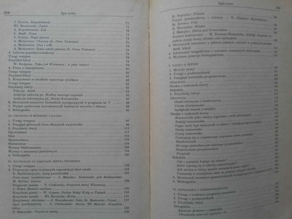 Nauczanie języka polskiego w klasie V