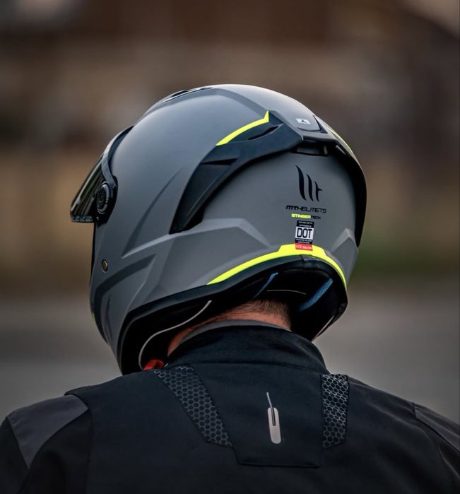 Мото шолом MT helmets stinger 2 шлем мт стінгер 2, іспанський сірий мт