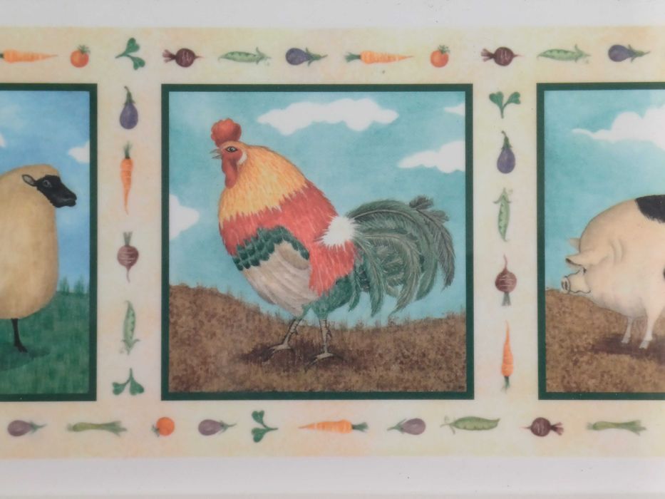 Torteira / Bandeja Cloverleaf – Farm Animals