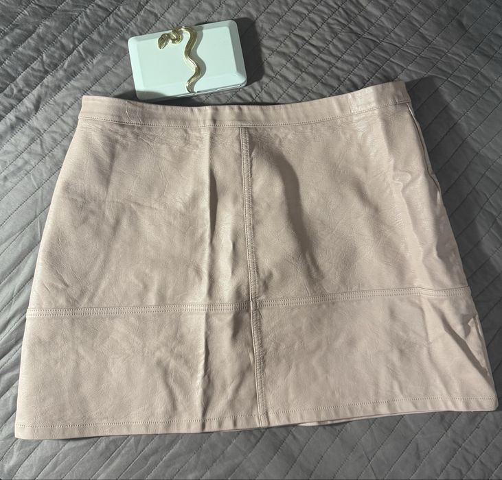 Шкіряна юбка New Look, розмір 16