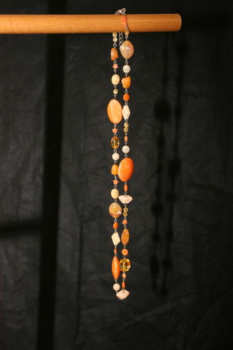 Colar Tons de Laranja