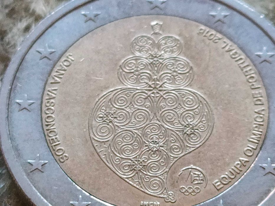 moeda equipa olimpica portuguesa 2016