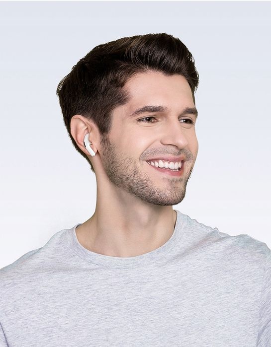 Słuchawki Bezprzewodowe Douszne Na Bluetooth Tws Z Mikrofonem + Kabel