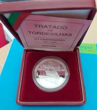 1.000$00 de 1994 dos 500 Anos Tratado de Tordesilhas Portugal
