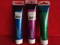 Conj. 3 Embalagens Glitter Paint - Purpurinas com Fixador 75ml