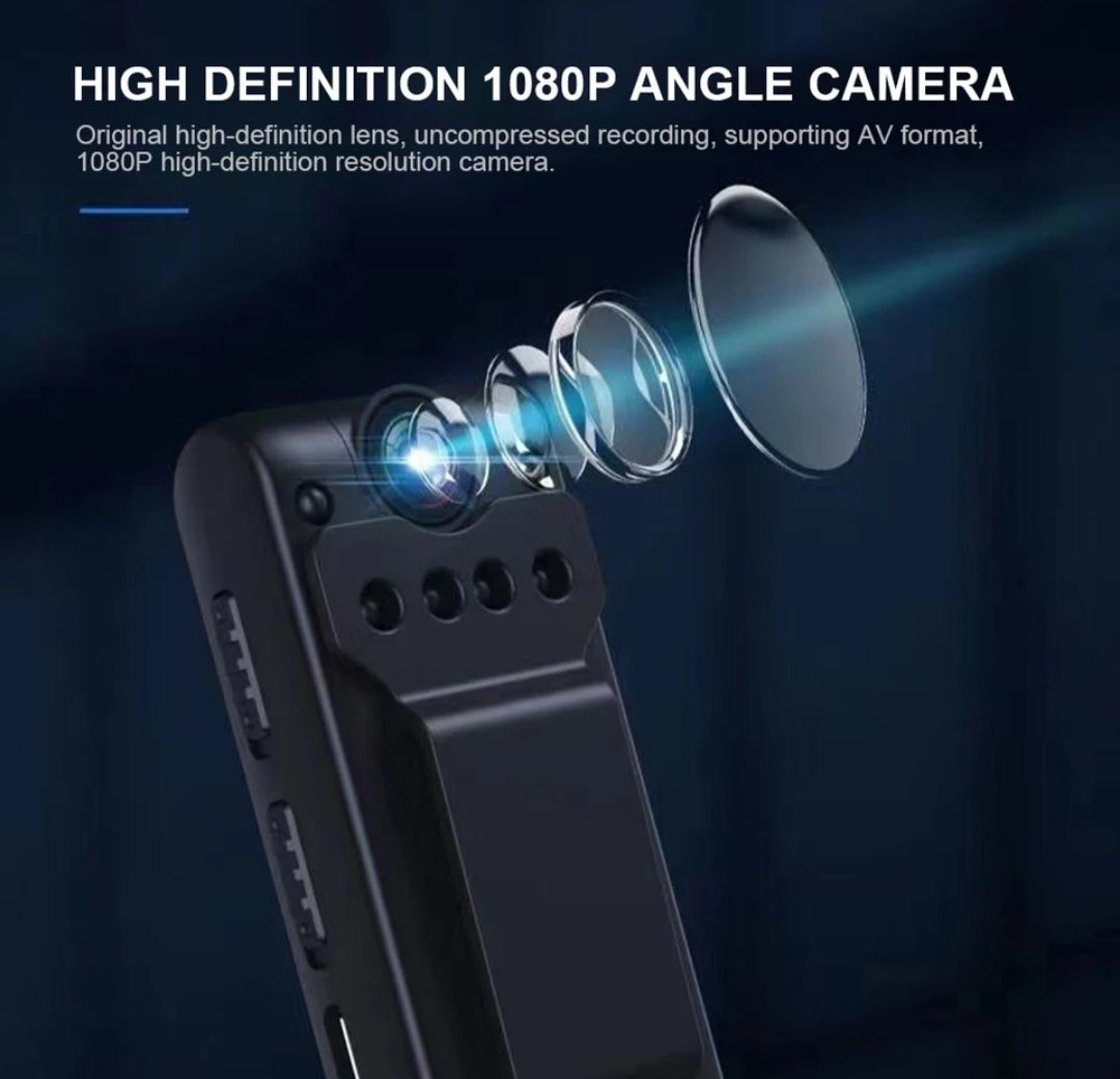 Mini kameraka szpiegowska z WiFi rejestrator wideo 1080P HD