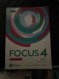 Focus 4. Second Edition. Ćwiczenia + koda, bardzo dobry stan