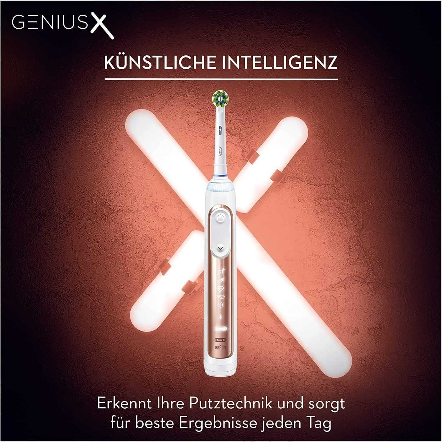 електрична зубна щітка Oral-B Genius X, 6 режимів чищення