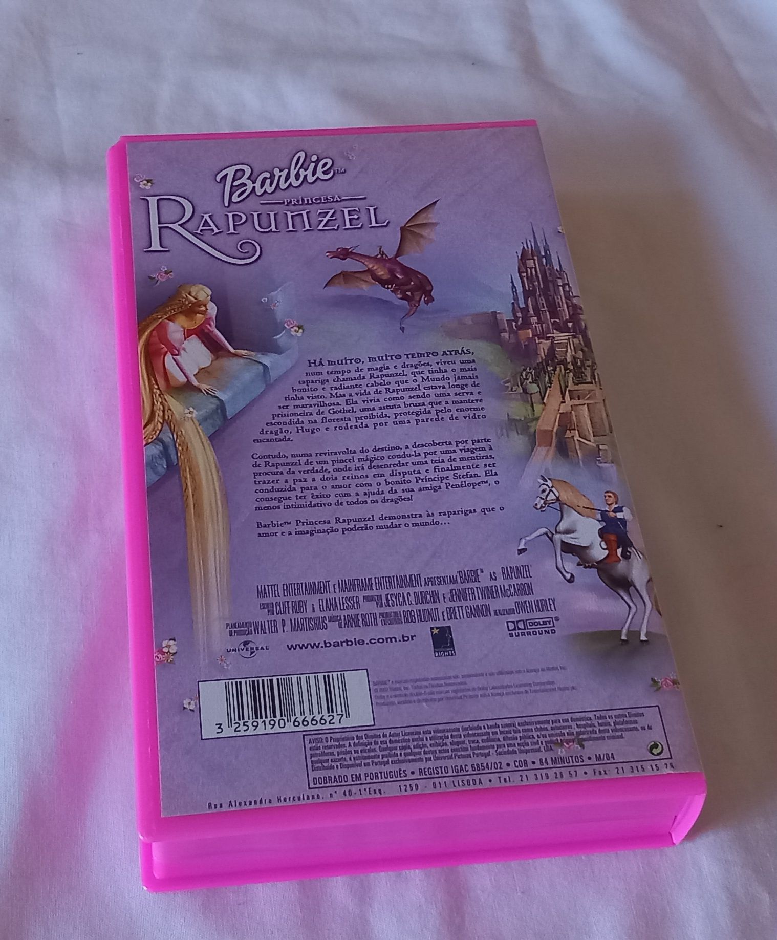 Filme da Barbie Princesa Rapunzel 4€