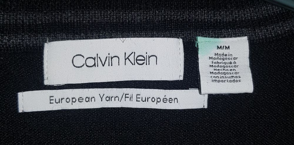 Фирменный шерстяной свитер Calvin Klein Оригинал
