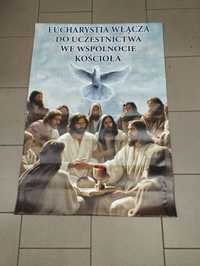 Baner obraz plakat boże ciało kościół Eucharystia