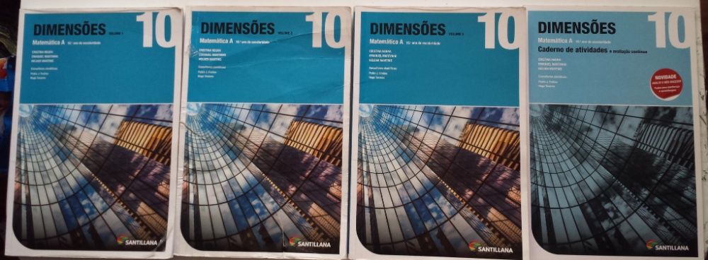 Dimensões - Matemática A - 10º/11º Ano - Manual  e ou Caderno de activ