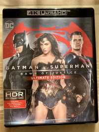 Bluray Batman Vs Superman 4K Ultimate Edicion (+ 30 min de filme) e muitos Extras Dolby Atmos 2 Disco