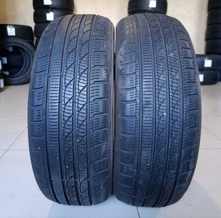 Пара шин б/у 205/55R17 95V XL Tracmax Ice-Plus s210