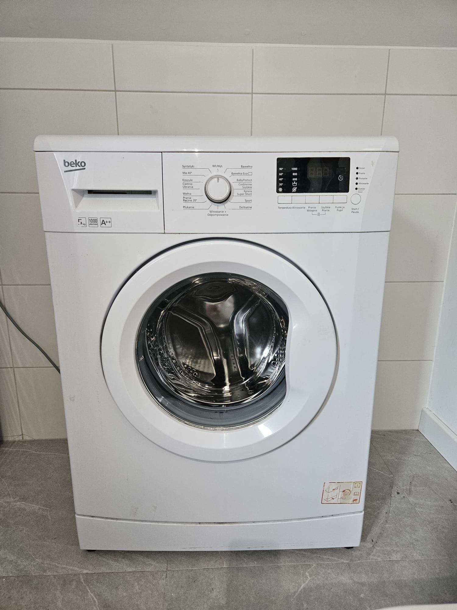 Pralka Beko A++ 15 programów