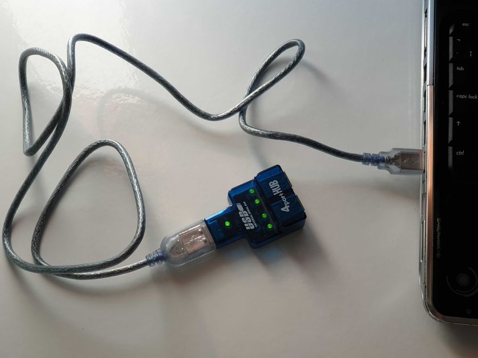 хаб концентратор usb 4 port hub universal serial bus + кабель USB