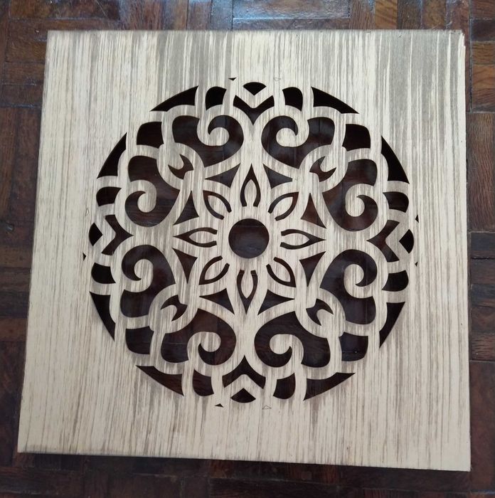 Quadro mandala em madeira MDF