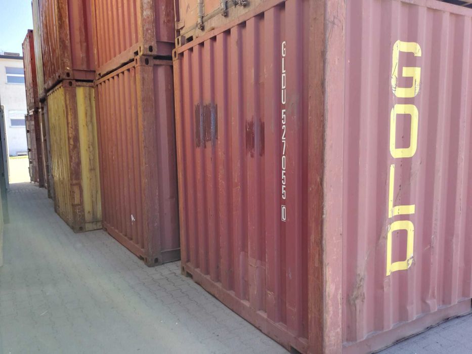 KONTENER morski, magazynowy 6 m, 20 ft DV CW