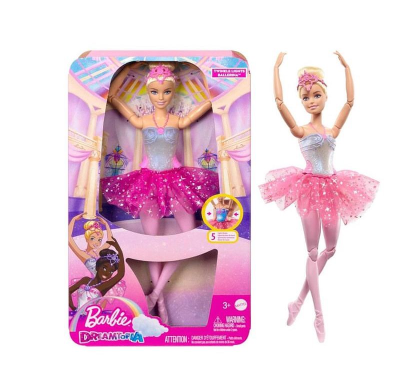 Barbie Барби балерина Dreamtopia Twinkle Lights Posable Ballerina