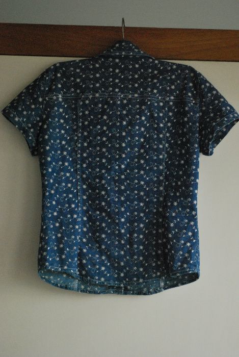 Camisa Homem de Ganga Marca On Jeans (Design By Onara) Tamanho M - 38