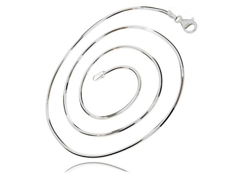 Gruby Ośmiokątny Łańcuszek Żmijka Snake Wąż 50Cm Snake_8L040_50