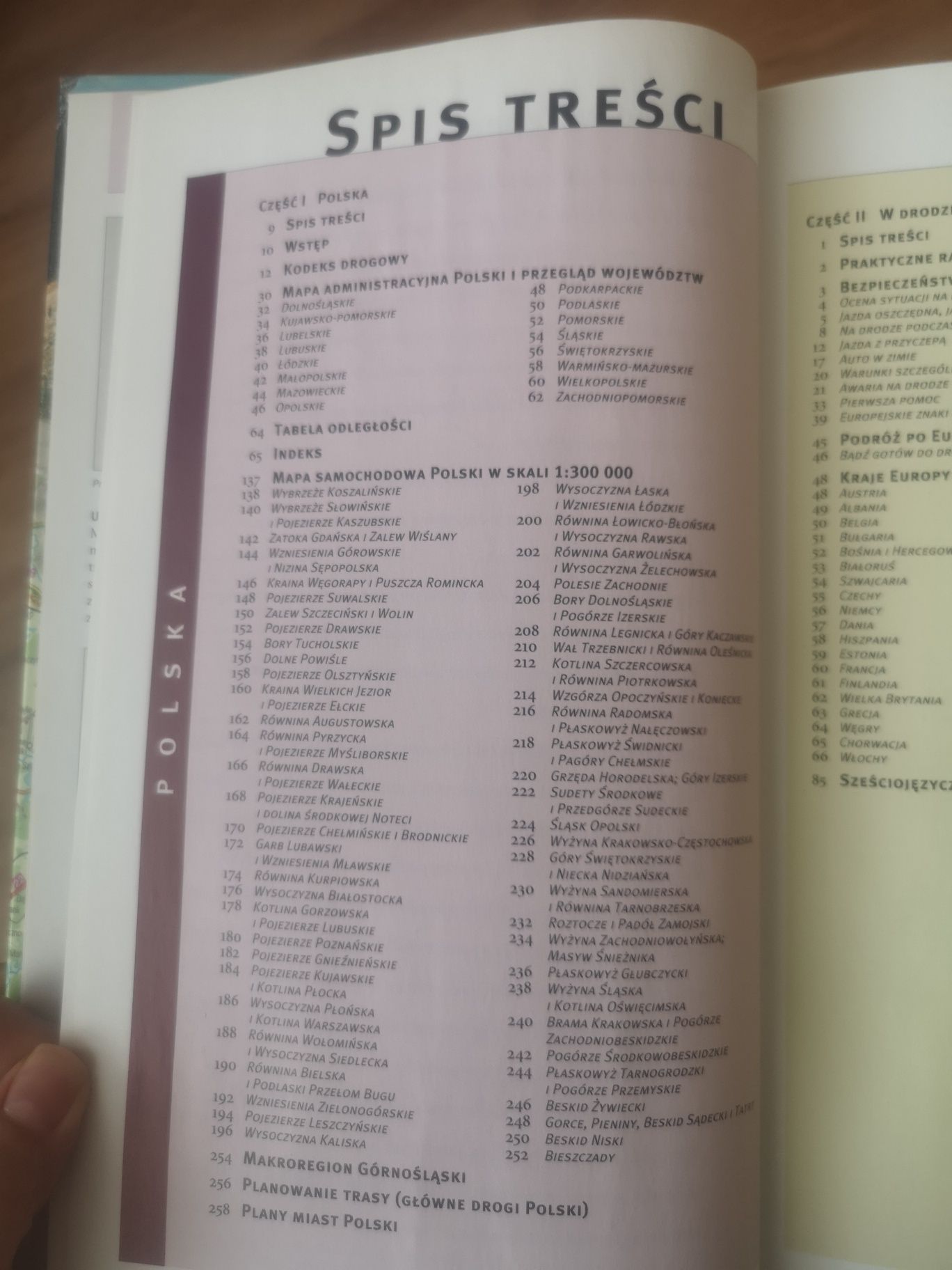 DROGI EUROPY Atlas Samochodowy