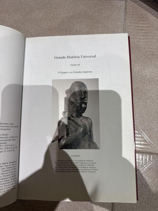 Livro Grande História UNIVERSAL ( 3 Egipto e os Grandes Impérios )