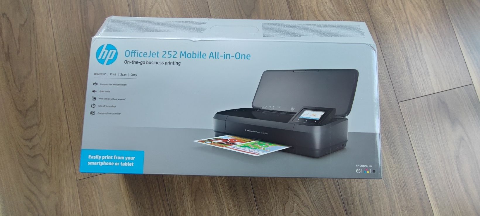 HP 252 Mobile OfficeJet all in one drukarka/skaner na baterie