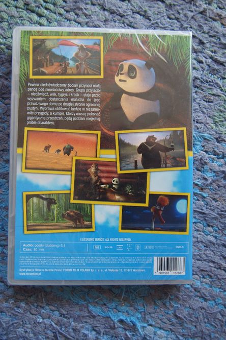 film DVD "Panda i banda" film dla dzieci animowany