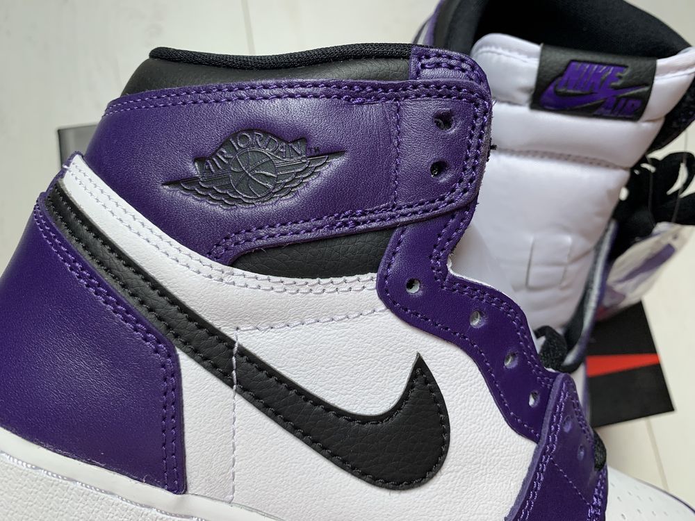Jordan 1 High Court Purple White Nowe DS EUR 38 GS