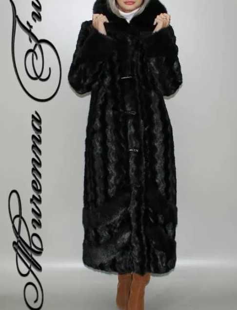 Шуба (екошуба) 48р Murenna Furs з еко хутра під каракуль