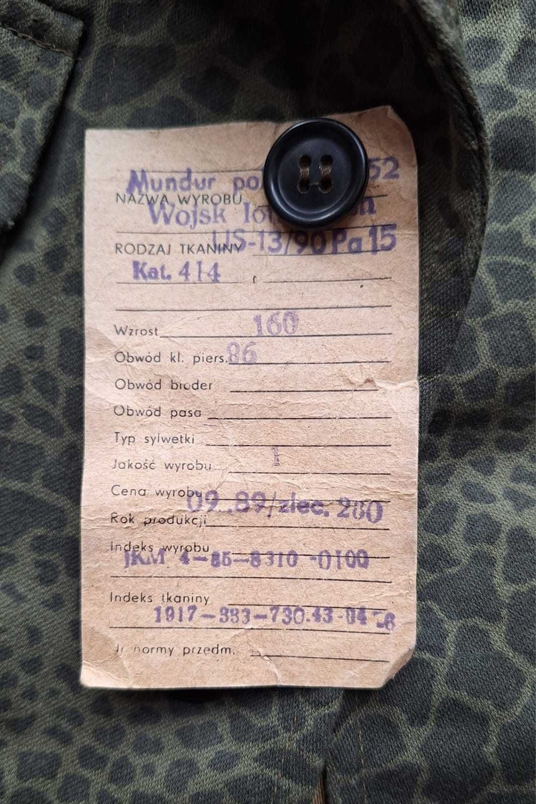 Kurtka Wojska Polskiego Żaba Oryginalna nowa militaria