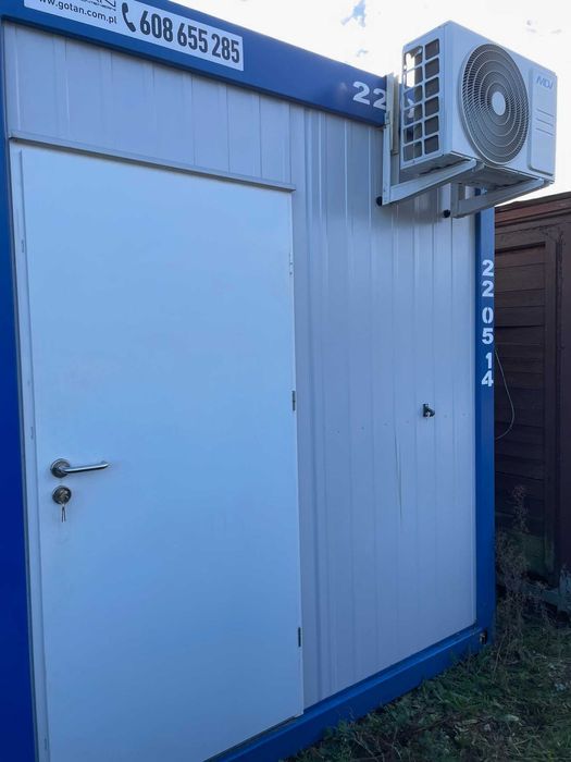 Kontener biurowy (socjalny) z klimatyzacją - ZIELONA GÓRA  WYNAJEM
