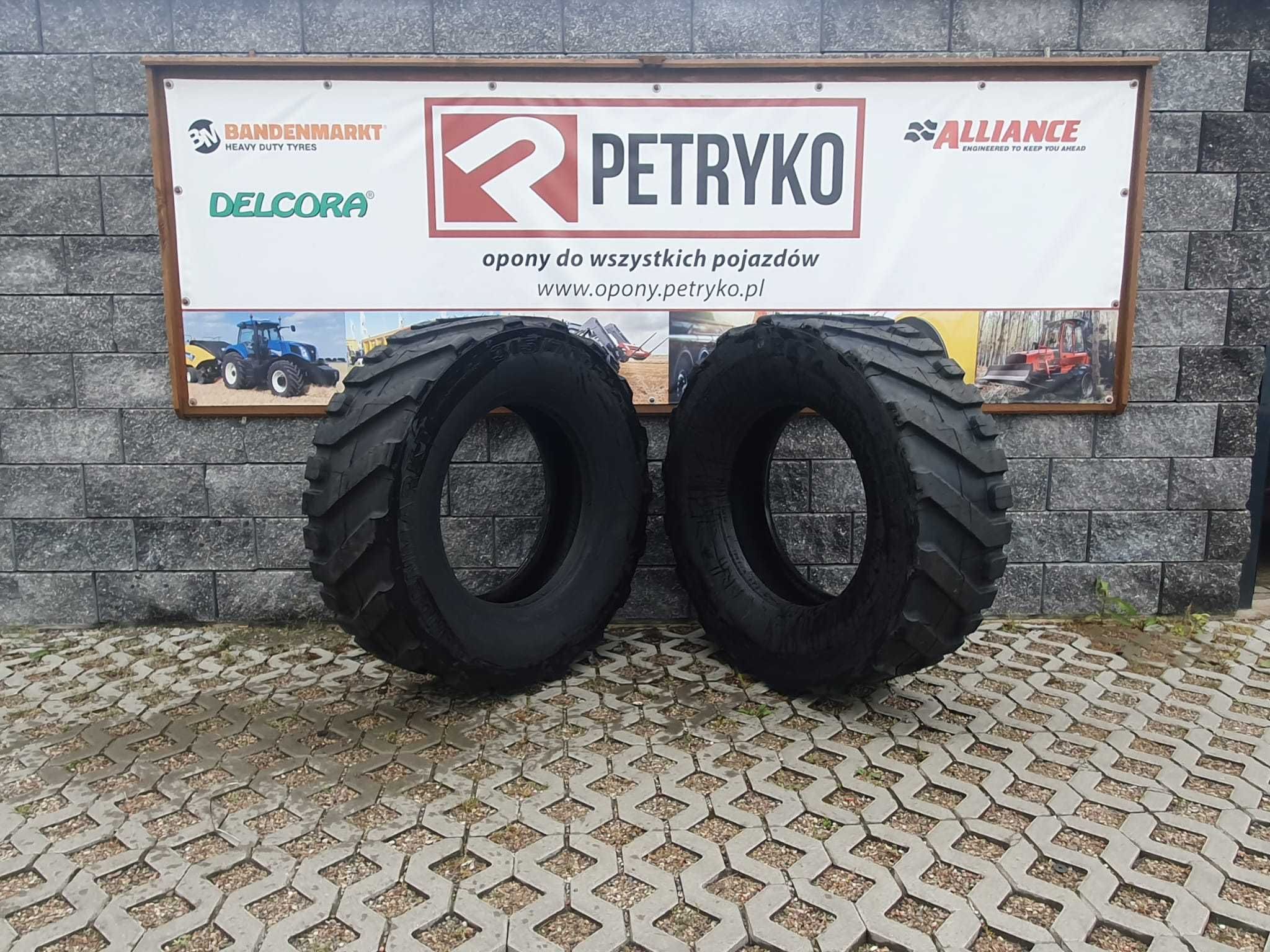 Opona 315/70R22.5 Bandenmarkt Grader L R koparka Wysyłka/Montaż