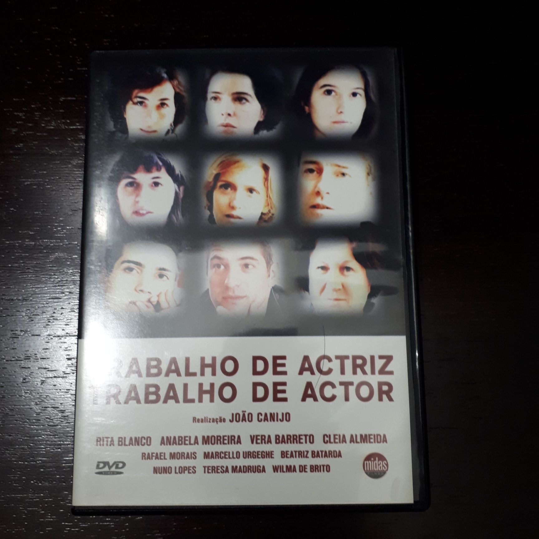 Dvd Trabalho de Actor , Trabalho de Actriz | Realização João Canijo