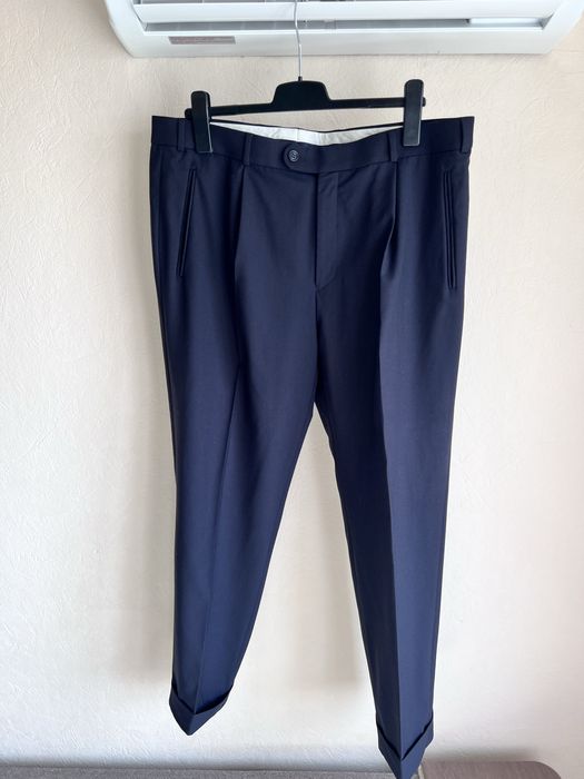 Брюки мужские классические , Brax р.56 темно синие