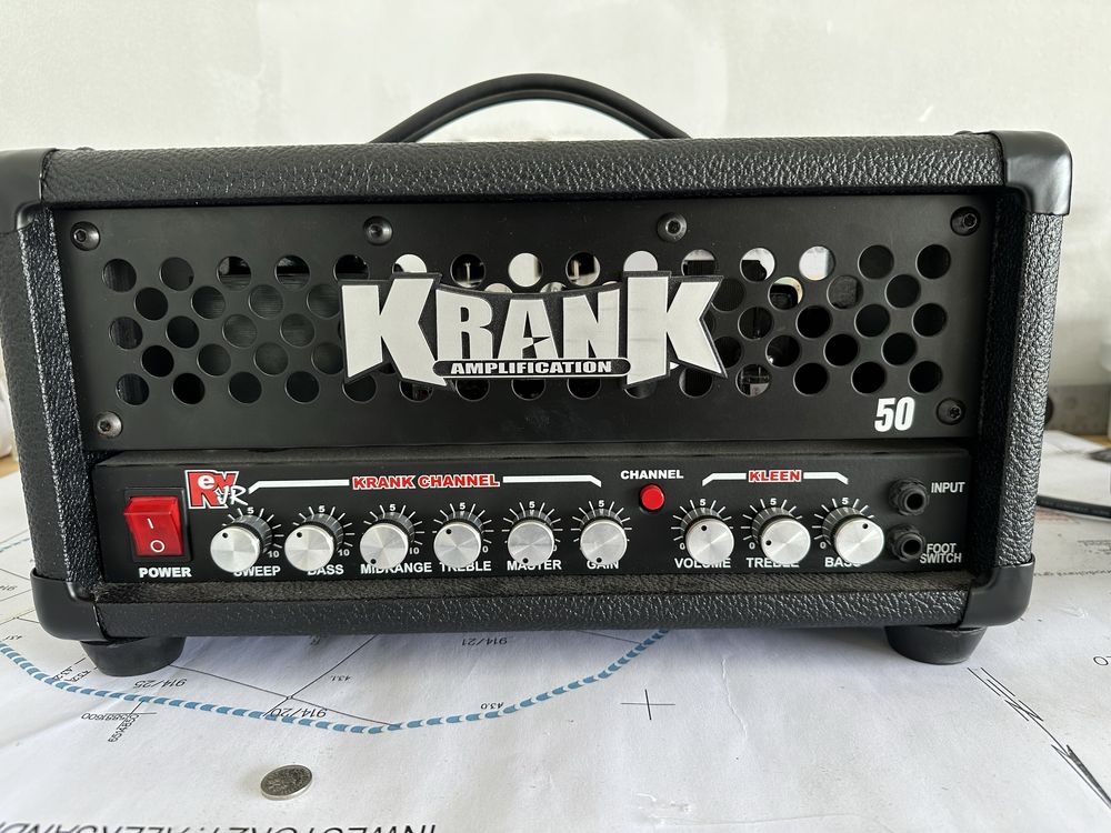 Head gitarowy krank revolution jr 50w