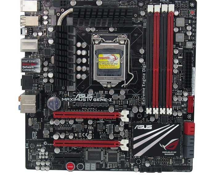 комплект Мат. плата Asus Maximus IV Gene-Z/Gen3 Socket 1155 2600k 16GB