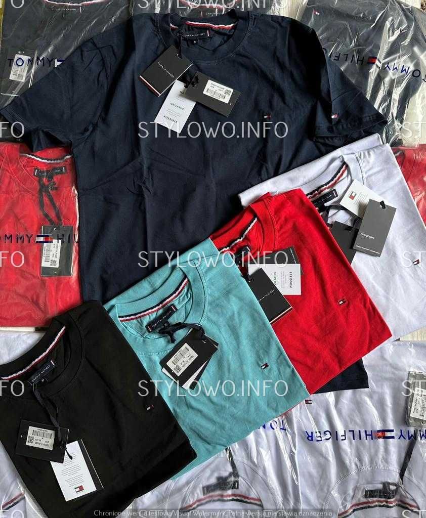 Koszulki shirt męskie koszulka męska hugo tommy th Premium OUTLET