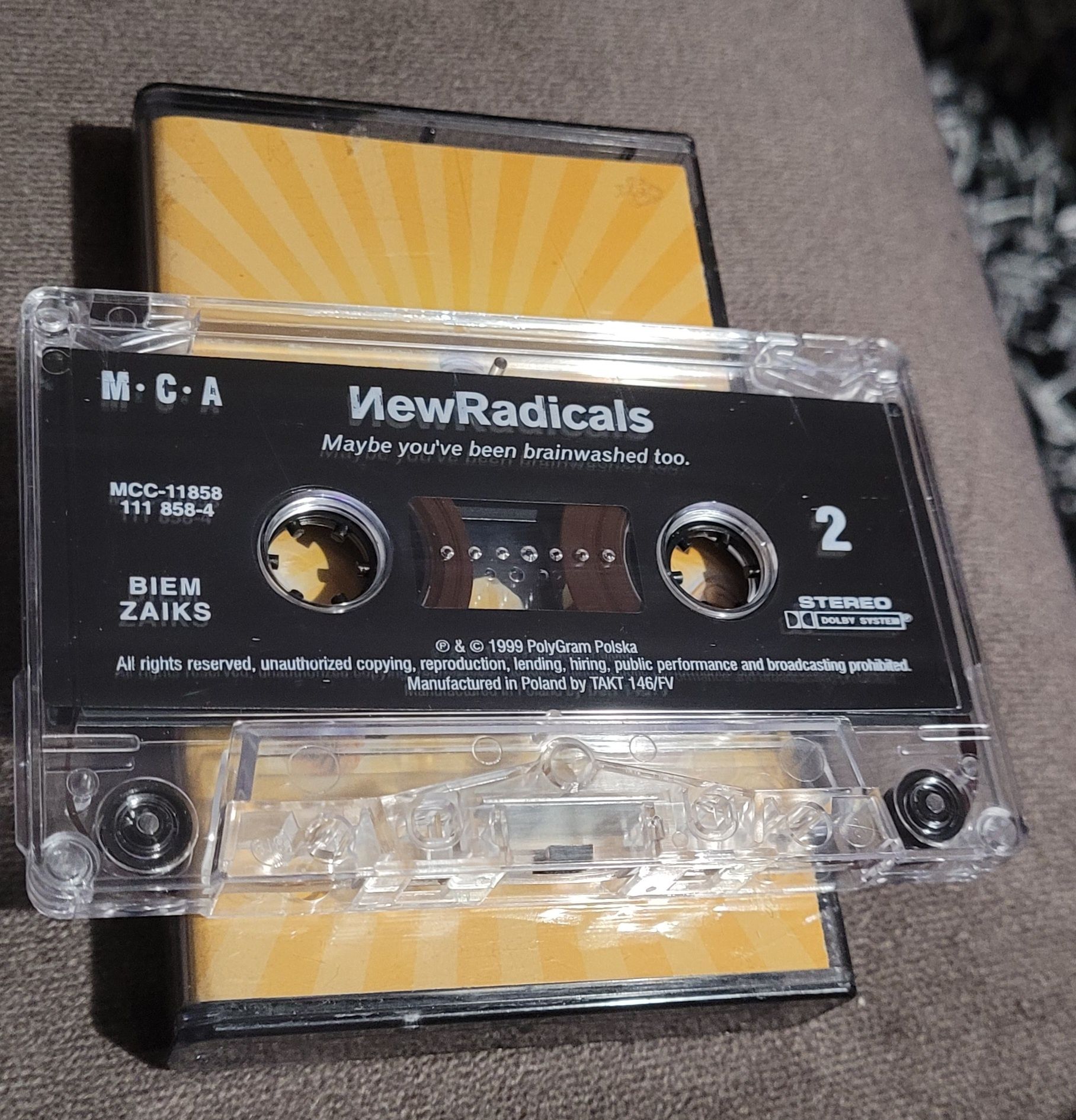 New Radicals – Maybe You've Been Brainwashed Too, kaseta magnetofonowa