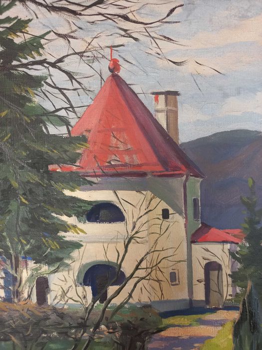 Картина-подарок "Северная башня замка Телеки",  Бердарь Василий