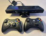 Xbox 360 kinect 2 x Pady kontrolery jojsticki sprawne