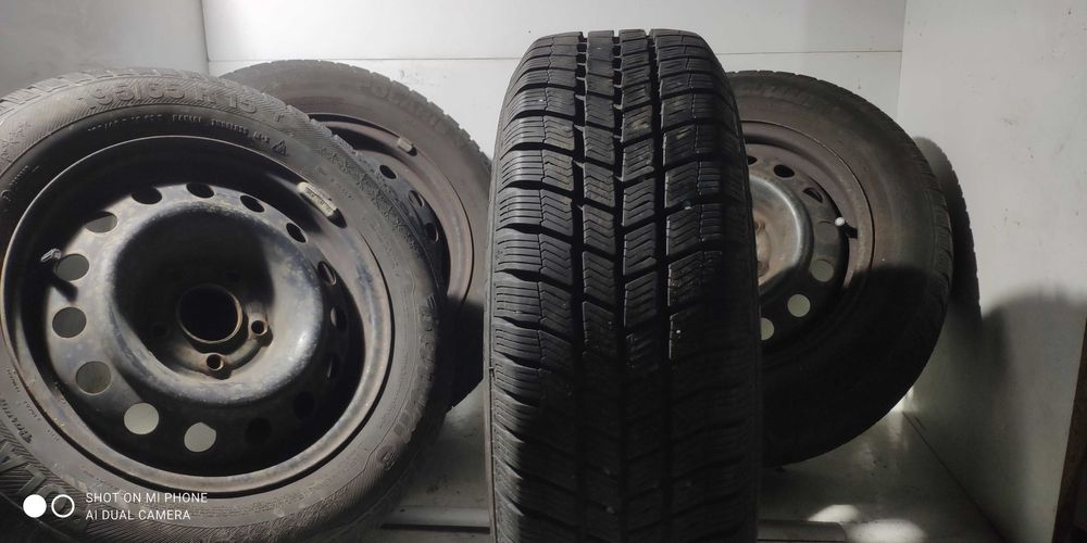 Koła opony felgi 195/65R15 BARUM zimowe komplet 4szt 5x114,3 stalowe