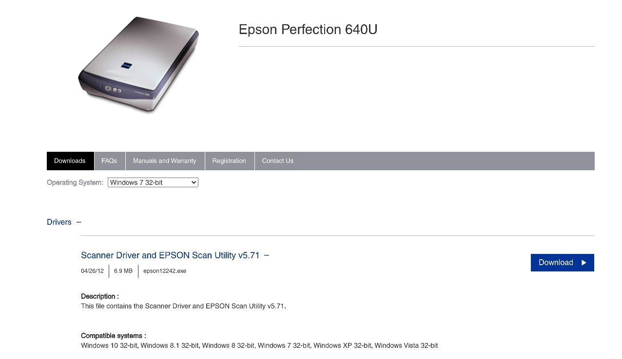 Scanner EPSON PERFECTION 640 U (Pouco uso, COMO NOVO, na caixa)