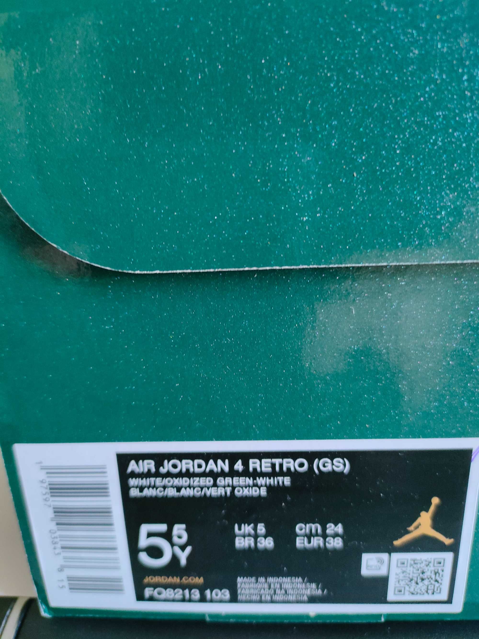 Buty Nike Air Jordan 4 Oxidized Green 38