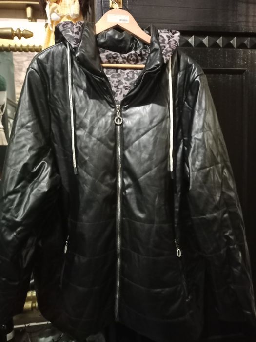 Куртка,кожзам,батал,