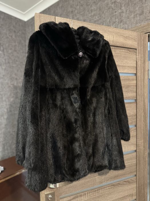 Новая норковая шуба блэкглама!размер S