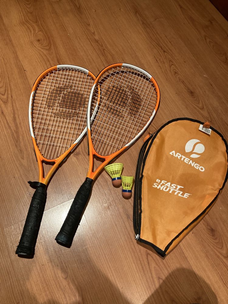 Maquina step / raquetes badminton e tenis