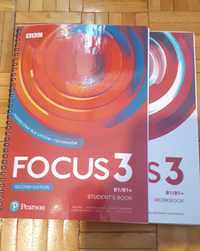 Sprzedam Focus 3 książka i zeszyt do ćwiczeń(